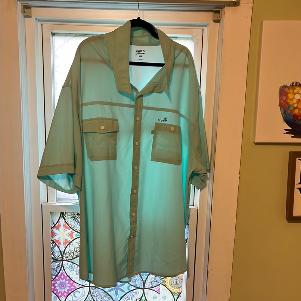 Izod Men's Polo Shirt - Light Green